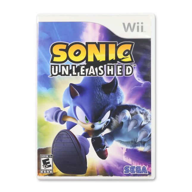 Sonic Unleashed for Nintendo Wii - Case front cover - Complete in box or case and game.