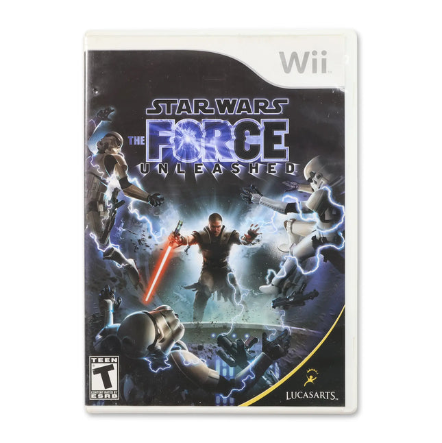 Star Wars The Force Unleashed for Nintendo Wii - Case front cover - Complete in box or case and game.