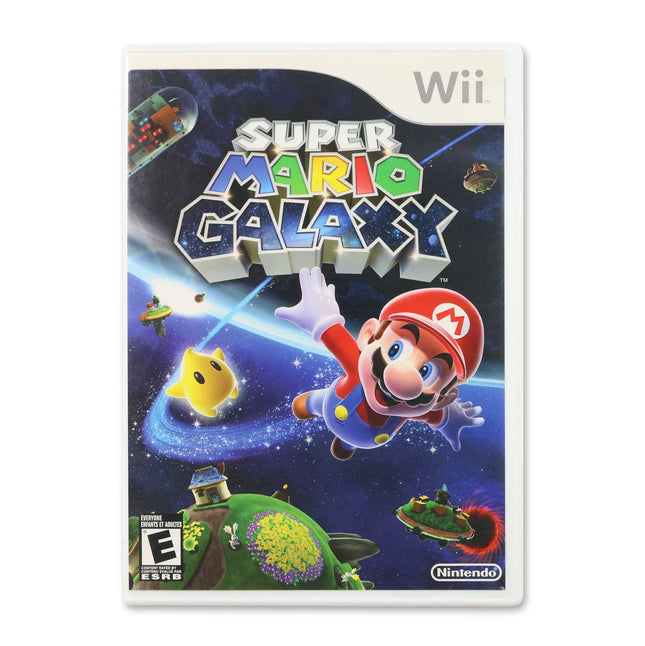 Super Mario Galaxy for Nintendo Wii - Case front cover - Complete in box or case and game.