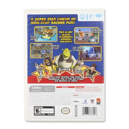 Dreamworks Super Star Kartz for Nintendo Wii - Case back cover - Product gallery.