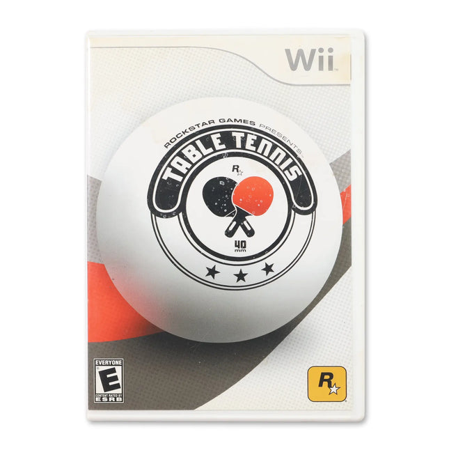 Table Tennis for Nintendo Wii - Case front cover - Complete in box or case and game.