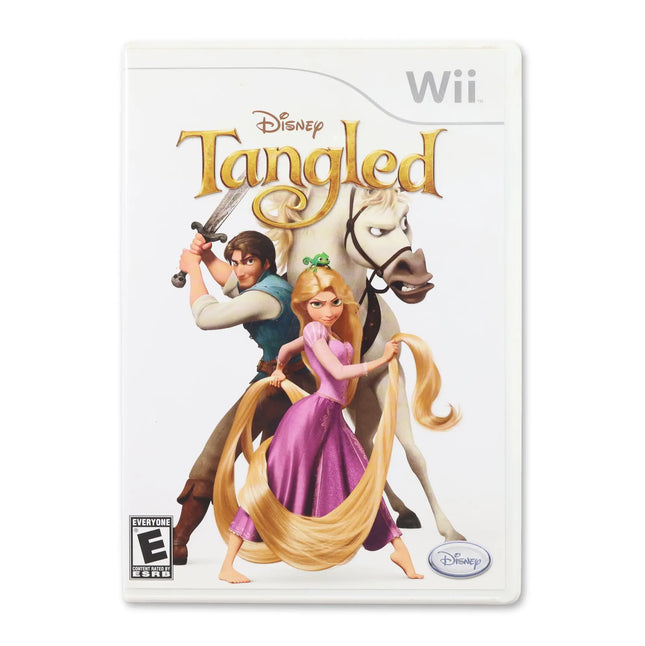 Tangled for Nintendo Wii - Case front cover - Complete in box or case and game.