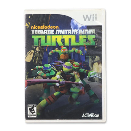 Teenage Mutant Ninja Turtles for Nintendo Wii - Case front cover - Complete in box or case and game.