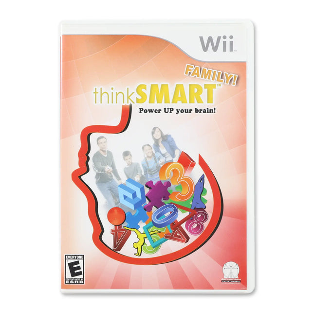 Thinksmart Family for Nintendo Wii - Case front cover - Complete in box or case and game.