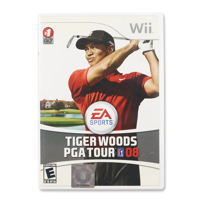 Tiger Woods PGA Tour 08 for Nintendo Wii - Case front cover - Complete in box or case and game.