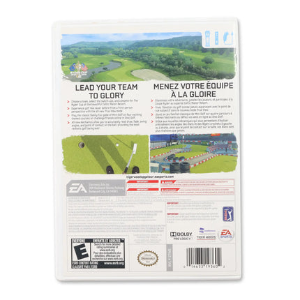 Tiger Woods PGA Tour 11 for Nintendo Wii - Case back cover - Product gallery.
