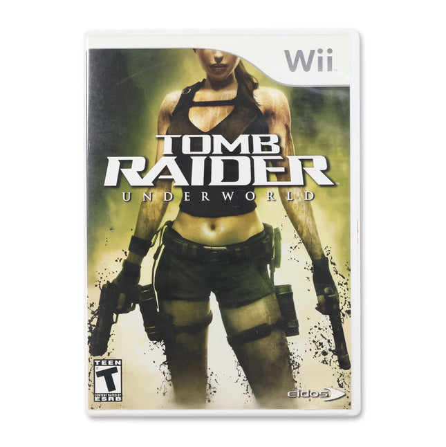 Tomb Raider Underworld for Nintendo Wii - Case front cover - Complete in box or case and game.