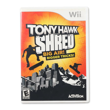 Tony Hawk: Shred for Nintendo Wii - Case front cover - Complete in box or case and game.