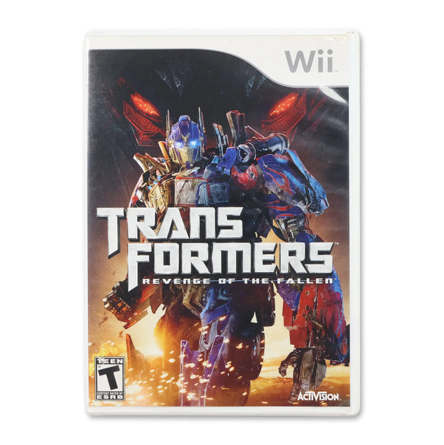 Transformers: Revenge of the Fallen for Nintendo Wii - Case front cover - Complete in box or case and game.
