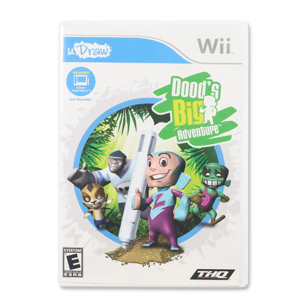 Dood's Big Adventure for Nintendo Wii - Case front cover - Complete in box or case and game.