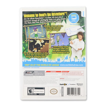 Dood's Big Adventure for Nintendo Wii - Case back cover - Product gallery.