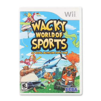 Wacky World Of Sports for Nintendo Wii - Case front cover - Complete in box or case and game.