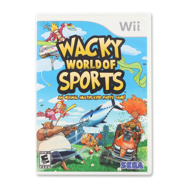 Wacky World Of Sports for Nintendo Wii - Case front cover - Complete in box or case and game.