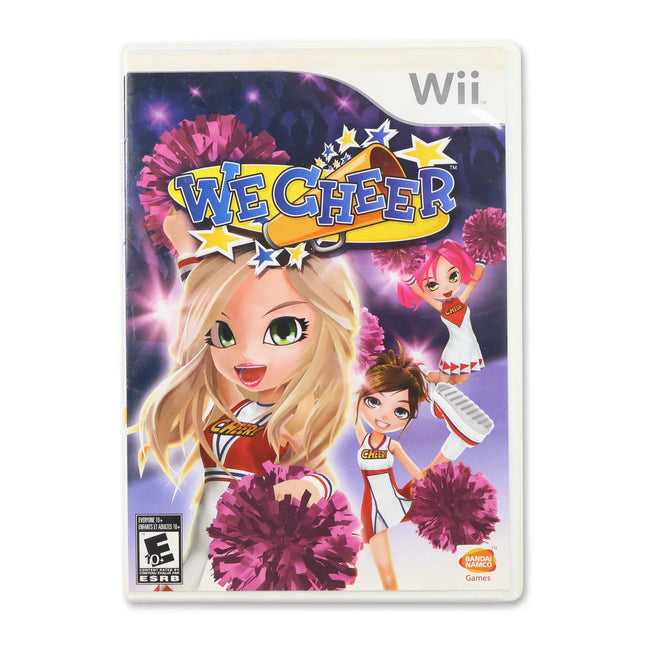 We Cheer for Nintendo Wii - Case front cover - Complete in box or case and game.
