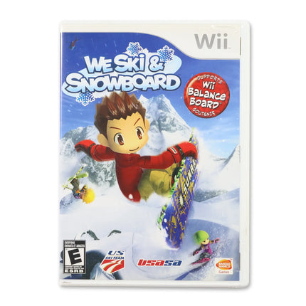 We Ski and Snowboard for Nintendo Wii - Case front cover - Complete in box or case and game.
