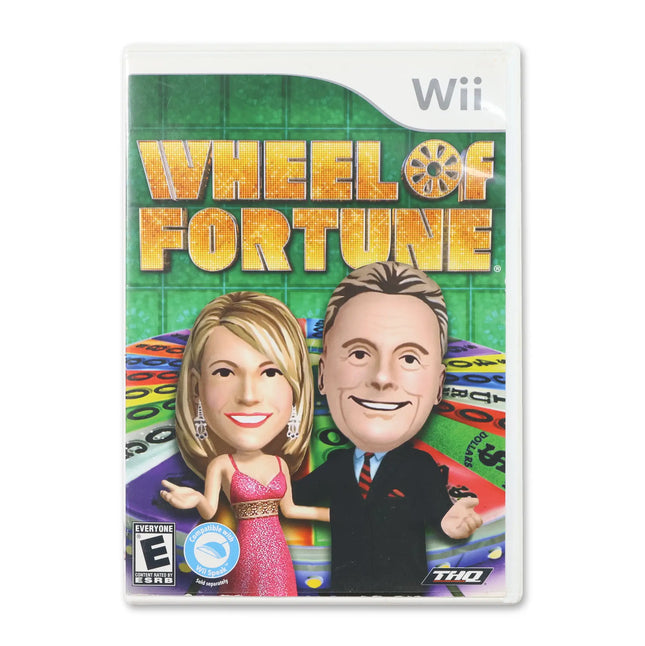 Wheel of Fortune for Nintendo Wii - Case front cover - Complete in box or case and game.