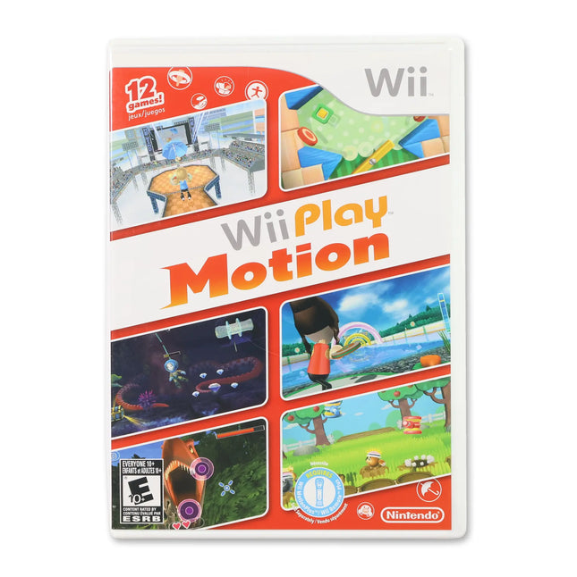 Wii Play Motion for Nintendo Wii - Case front cover - Complete in box or case and game.