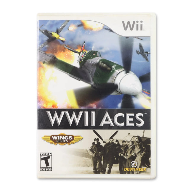 WWII Aces for Nintendo Wii - Case front cover - Complete in box or case and game.
