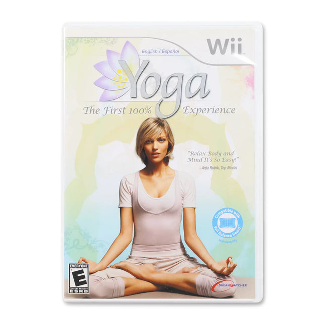 Yoga for Nintendo Wii - Case front cover - Complete in box or case and game.