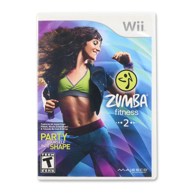 Zumba Fitness 2 for Nintendo Wii - Case front cover - Complete in box or case and game.