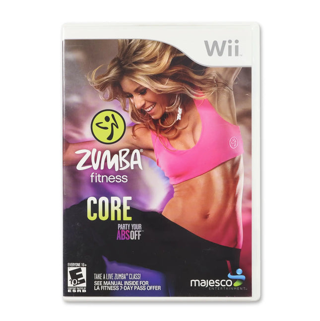 Zumba Fitness Core for Nintendo Wii - Case front cover - Complete in box or case and game.