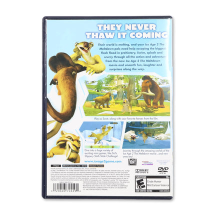 Ice Age 2 The Meltdown for Sony PlayStation 2 - Case back cover - Product gallery.