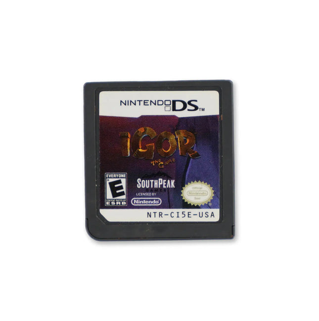 Igor The Game for Nintendo DS - Cartridge front with label - Game only.