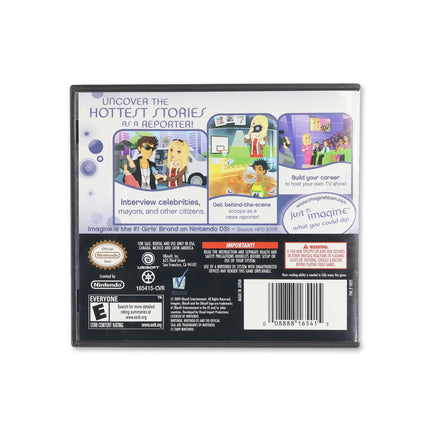 Imagine: Reporter for Nintendo DS - Box back - Product gallery.