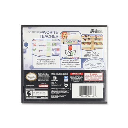 Imagine Teacher for Nintendo DS - Box back - Product gallery.