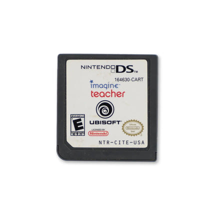 Imagine Teacher for Nintendo DS - Cartridge front with label - Game only.