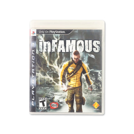 Infamous for PlayStation 3 - Box front - Complete in box or box and game.