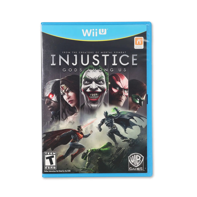 Injustice: Gods Among Us for Wii U - Box front - Complete in box or box and game.