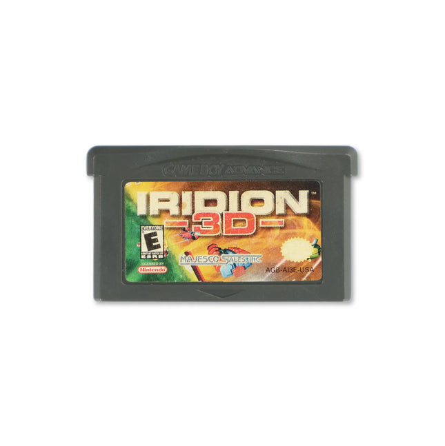 Iridion 3D for Nintendo Game Boy Advance - Cartridge front with label - Game only.