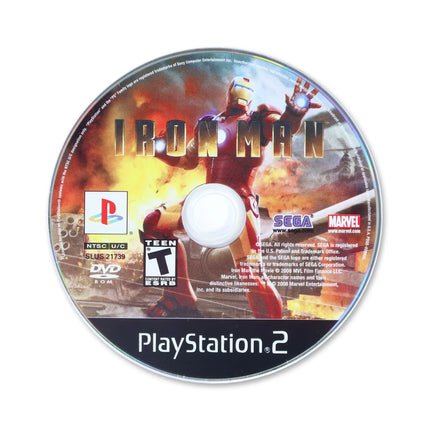 Iron Man for Sony PlayStation 2 - Disc front with label - Game only.
