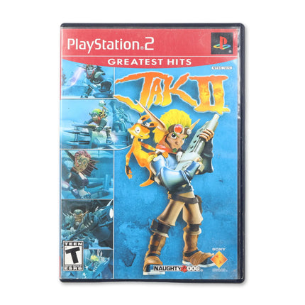 Jak II [Greatest Hits] for Sony PlayStation 2 - Case front cover - Complete in box or case and game.
