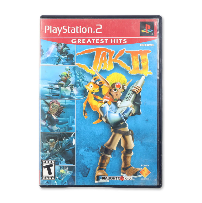 Jak II [Greatest Hits] for Sony PlayStation 2 - Case front cover - Complete in box or case and game.
