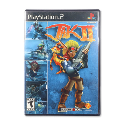 Jak II for Sony PlayStation 2 - Case front cover - Complete in box or case and game.