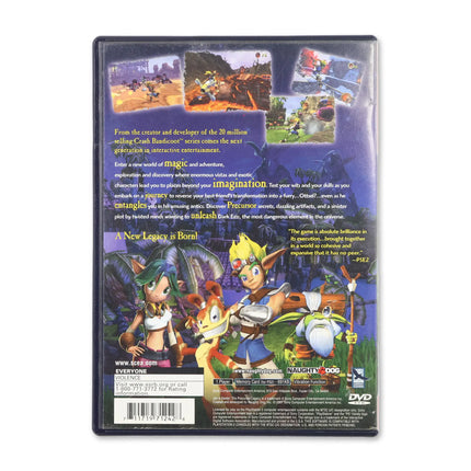 Jak and Daxter The Precursor Legacy [Greatest Hits] for Sony PlayStation 2 - Case back cover - Product gallery.