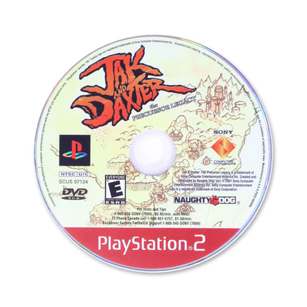 Jak and Daxter The Precursor Legacy [Greatest Hits] for Sony PlayStation 2 - Disc front with label - Game only.