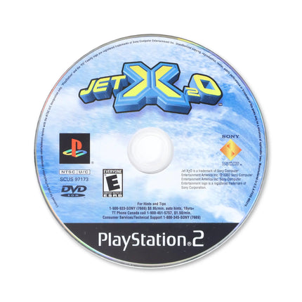Jet X2O for Sony PlayStation 2 - Disc front with label - Game only.