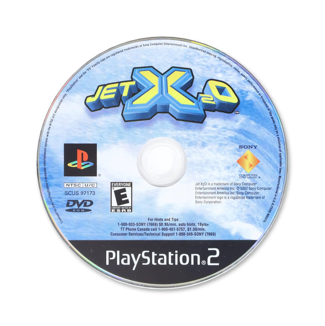 Jet X2O for Sony PlayStation 2 - Disc front with label - Game only.