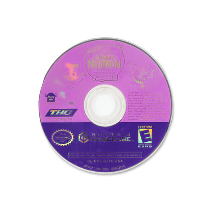 Jimmy Neutron Attack of the Twonkies for Nintendo GameCube - Disc front with label - Game only.