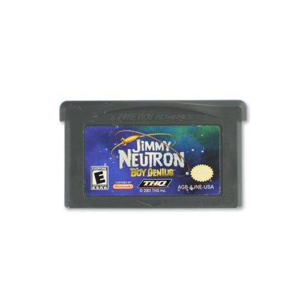 Jimmy Neutron Boy Genius for Nintendo Game Boy Advance - Cartridge front with label - Game only.