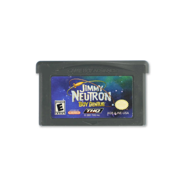 Jimmy Neutron Boy Genius for Nintendo Game Boy Advance - Cartridge front with label - Game only.