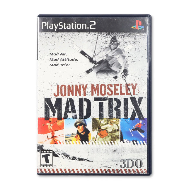 Jonny Moseley Mad Trix for Sony PlayStation 2 - Case front cover - Complete in box or case and game.