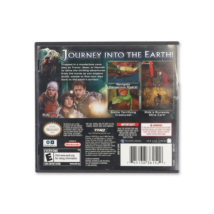 Journey to the Center of the Earth for Nintendo DS - Box back - Product gallery.