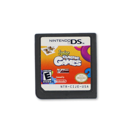 Junior Classic Games for Nintendo DS - Cartridge front with label - Game only.