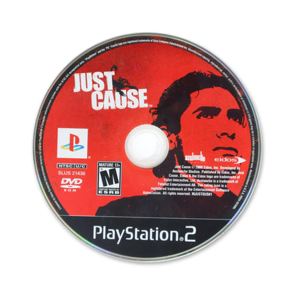 Just Cause for Sony PlayStation 2 - Disc front with label - Game only.