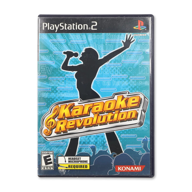 Karaoke Revolution for Sony PlayStation 2 - Case front cover - Complete in box or case and game.