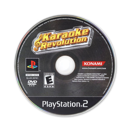 Karaoke Revolution for Sony PlayStation 2 - Disc front with label - Game only.